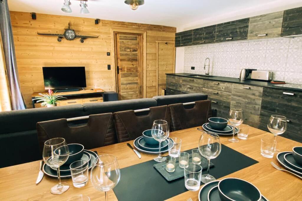 Apartament La Pepite Des Aiguilles Les Houches Zewnętrze zdjęcie